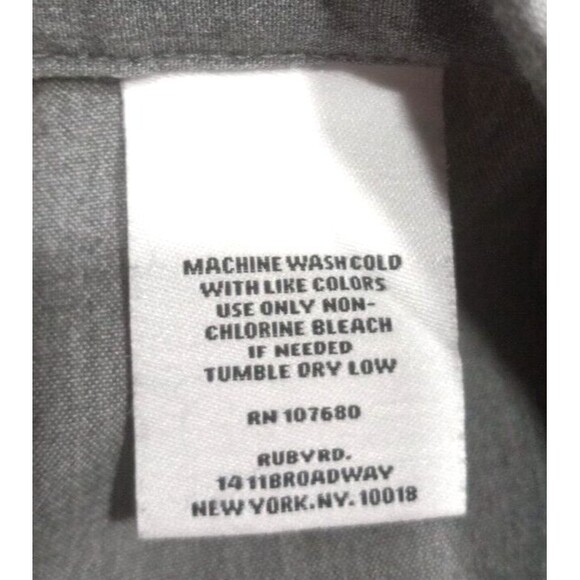 Ruby Road Size 6 Flat Front Slacks Gray Career Ankle Pants Business All Seasons - Picture 8 of 8